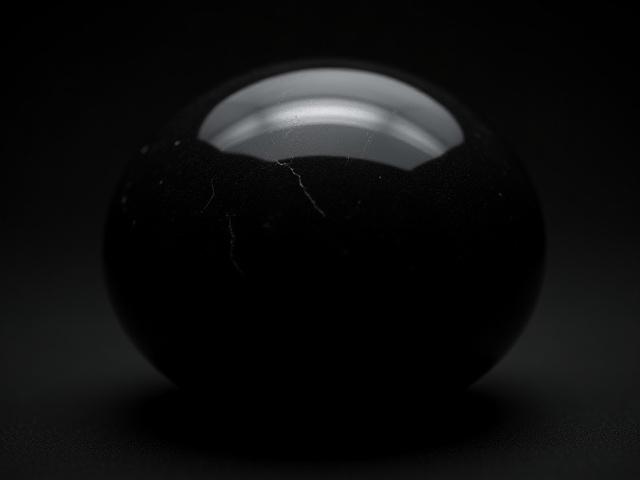 Sötét, fényes fekete obszidián kristály, melynek felülete a fényt visszaveri, erőteljes és védelmező aurát ad.