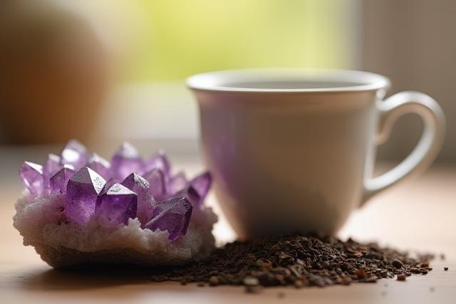 A tea és kristályok harmonikus párosítása